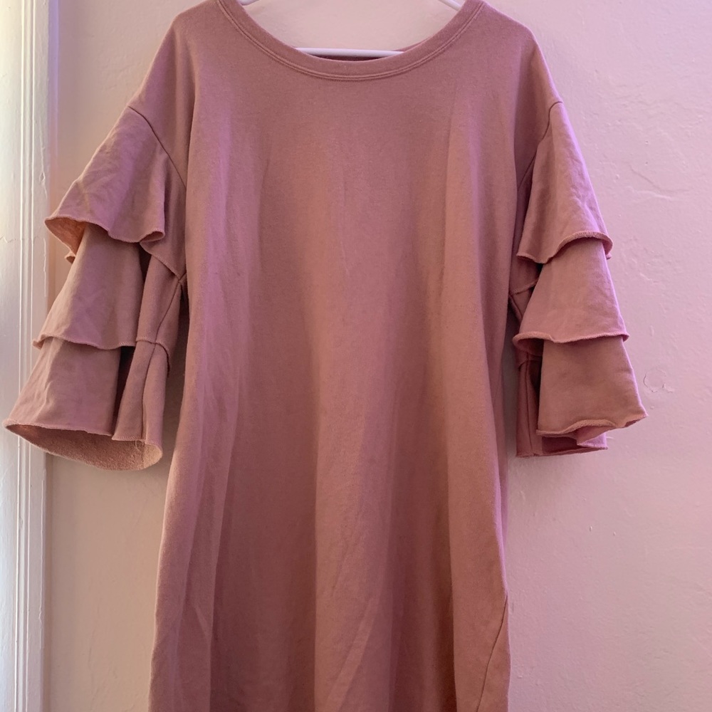 PlusSize salmonpeach color dress from ALMOSTFAMOUS